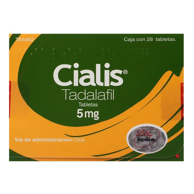 Cialis Tabletas 5 Mg, 28 Tabletas | Meses sin interés