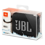 Parlante Jbl Go 3 Portátil Con Bluetooth Waterproof  Black 110v/220v