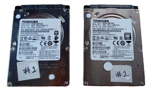 Disco Duro Interno Toshiba Mq01abf Series Mq01abf050 500gb 