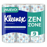 Papel Higiénico Kleenex, 9 Rollos 250 Hojas C/u (4 Paquetes)