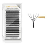 Blister Extensiones De Pestañas Nagaraku Double Tips 5d W