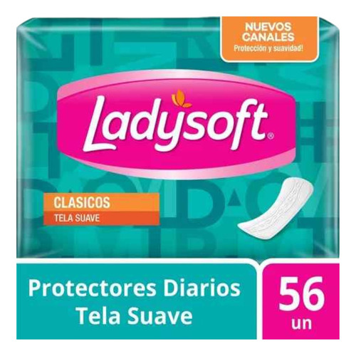 Protectores Diarios Ladysoft Clasico Diseño 56 Un