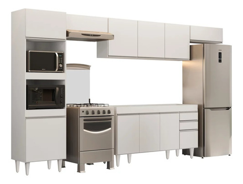 Armário De Cozinha Modulada 5 Peças - Lumil