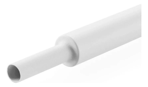 Espaguete/tubo Termo Retrátil 10mm Rolo 2-metro Luz Branco