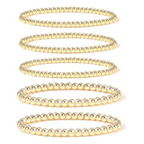 Pulsera Badu Gold Bead Para Mujer Chapada En Oro De 14 K...