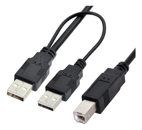 Cabo Y Usb 2.0 - Duplo - Macho Para Padrão Usb Tipo B 