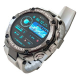Smart Watch Gm6 Prova D'água Redondo