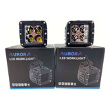 Faros Led Duallys Aurora 4 Pul 40w Blanco Pods Par Potentes