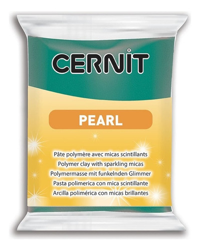 Cernit Pearl Arcilla Polimérica 56 G, Colores A Elección Color Turquesa