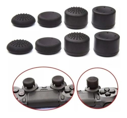 Kit 8 Protetor Extensor Kontrol Freak Controle Ps5 Ps4 Xbox