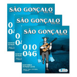 Kit 3 Encordoamento Corda São Gonçalo 010 P/ Guitarra