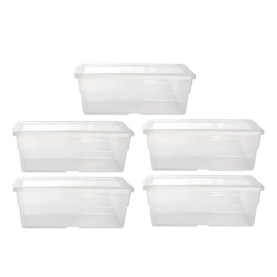 Rack Zapatera D'novo/prodeplast/baquelita Contenedores De Plástico Color Traslúcido