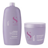 Alfaparf Smooth Low Shampoo 1lt Y Smoothing Mask 500ml Kit 