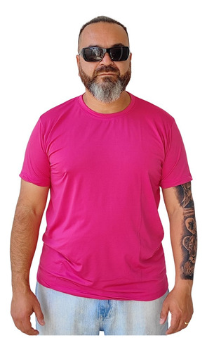 Camiseta Blusa Plus Size Masculino Uv Térmica Proteção Solar