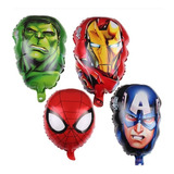 Pack 8 Globos Metalizados Avengers Surtido Para Aire O Helio