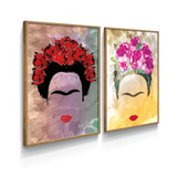 Quadro Decorativo Moderno Frida Kahlo Quarto Casal Grande