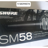 Microfono Shure Sm58 , Nuevo Nunca Usado