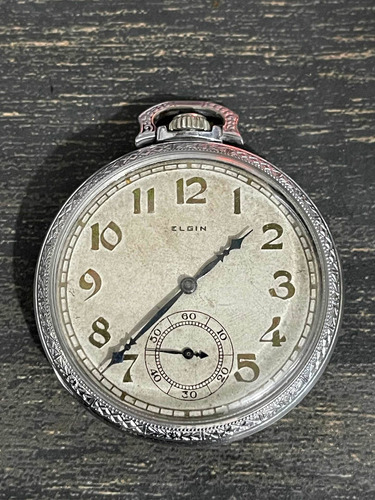 Antiguo Reloj De Bolsillo Elgin 1920s