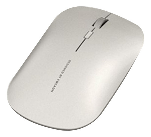 Mouse Bluetooth Sem Fio Recarregável Silencioso Para Laptop Cor Space Silver [bluetooth Dual Mode-ajustável Dpi] Carregamento Silencioso