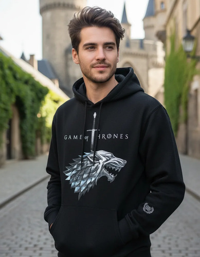 Sudadera Negra Game Of Thrones Portada