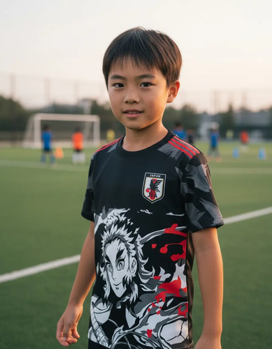 Playera Sublimada Jersey Demon Slayer Rengoku Infantil | Meses sin interés