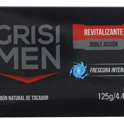 Jabón en Barra Grisi Men Revitalizante 125g | MercadoLibre