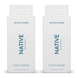 Native Gel De Baño Natural Para Mujeres Y Hombres. Sea Salt