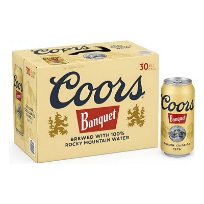 Cerveza Coors Banquet 30pzs\u002F355ml | Envío gratis