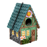 Hanging House Finches, Resina Decorativa Para Pendurar Ao Ar