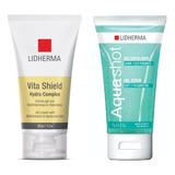 Vita Shield Hydra Complex + Aquashot Gel Exfoliante Lidherma