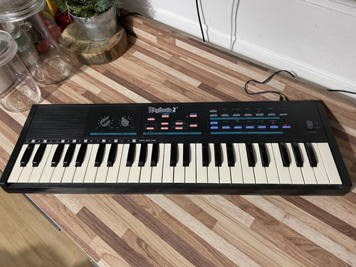 Teclado Rhythmic 2 Portable Keyboard 1986 Raro _ Funcionando