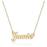  Colar Ursteel Jamie, Colar Com Nome Personalizado Personali