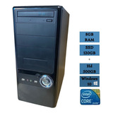 Computador Cpu Intel Core I3 Ssd 120gb + Hd 500gb 8gb Ram