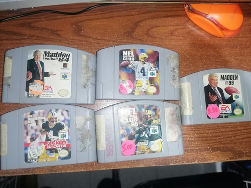 Lote De Juegos Nfl. Nintendo 64