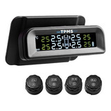 Tpms Sensor Presión 4 O 2 Neumáticos Para Tráiler Externos Color Negro