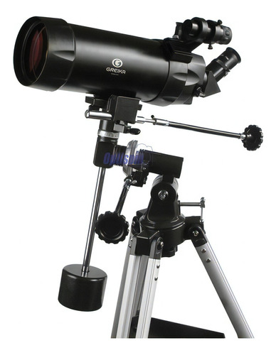 Telescópio Refletor Tipo Maksutov F1250 D90mm - Greika Cor Preto