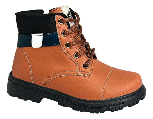 Bota Infantil Masculina Juvenil Coturno Cano Curto Confort