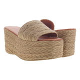 Sandalias Slip On De Plataforma Yute Mujer Erez