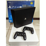 Playstation 4 Pro - 2 Controles + Caixa