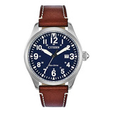 Reloj Para Hombre Citizen Eco-drive Garrison De Cuarzo, Acer