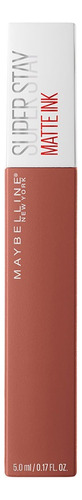 Labial Líquido Matte Maybelline Super Stay Matte Ink Acabado - Color 070 Amazonian