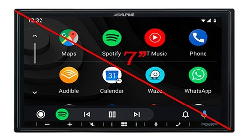 Estereo Alpine Apple Carplay Ilx-w650 Androidauto Bluetooth!