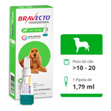 Bravecto Transdermal Para Cães De 10 A 20kg Envio Imediato