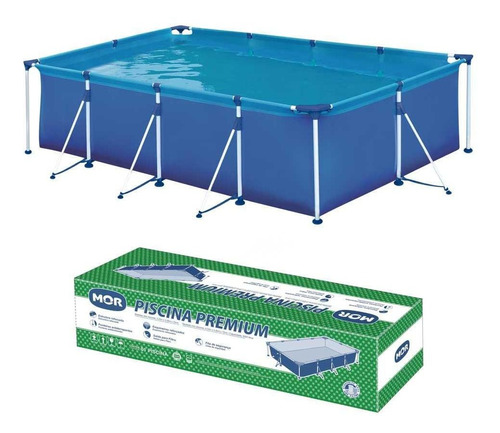 Piscina Retangular 5000 Litros Estruturada Premium Mor