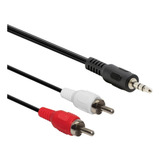 Cable De Audio De Auxiliar 3.5mm A Rca 1.8m