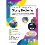 Papel Fotográfico Glossy Doble Faz A4 250g 50hojas