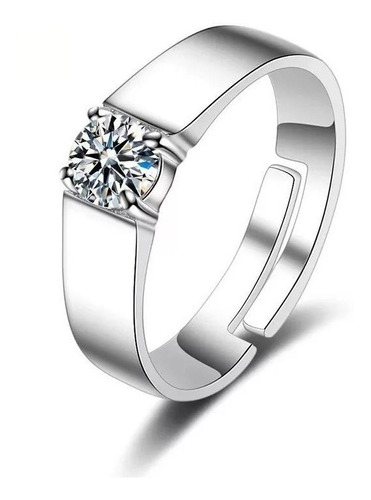 Anillo Compromiso + Regalo Promesa Swarovski Plata Ley .925