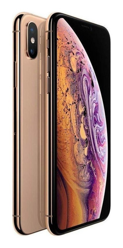 iPhone XS 64gb Dourado Vitrine + Película 3d 12x Sem Juros.