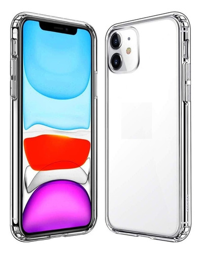 Capa Para iPhone 11 Clear Hybrid Case Acrílico Anti Impacto