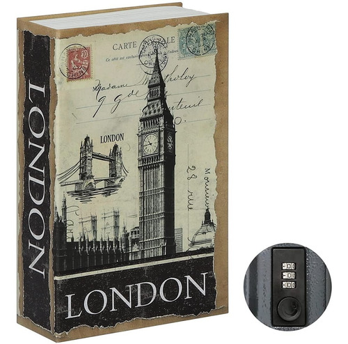 Caja De Seguridad Combinacion Forma De Libro Jssmst Londres